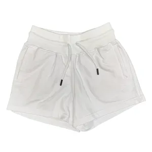 NEW Oner Active Classic Shorts Pull On Drawstring Sweatshorts White Small S thumbnail 3