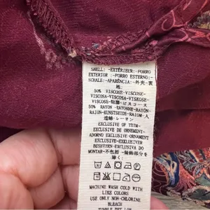 Free people‎ come see about me longline vest duster paisley print sz M thumbnail 4