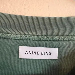 Anine Bing Sweatshirt Womens S Green Harvey Tour Graphic Organic Cotton Pullover thumbnail 5