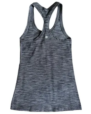 Lululemon Size 4 Nulu Wee Are From Space Black Grey Cool Racerback II Tank Top thumbnail 5