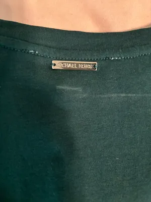Michael Kors Green Short Sleeve Blouse thumbnail 5