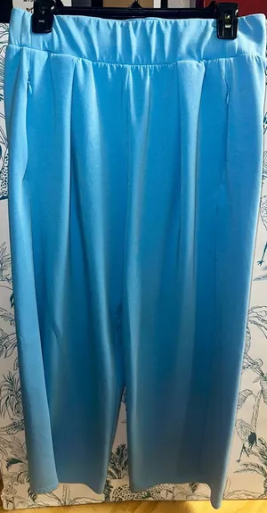 adidas Light Blue Track Pants thumbnail 1