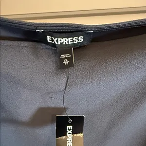 EXPRESS NWT Gray/Black Sleeveless Bodysuit XL thumbnail 2