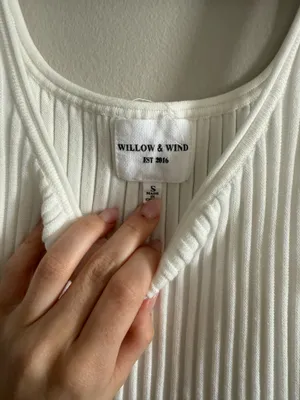 Willow and wind dress White thumbnail 3
