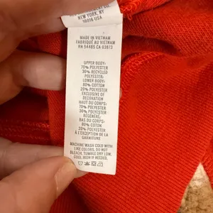 Aerie Women's Red Fleece Geometric Print Quarter Zip Pullover Sweatshirt Size‎ S thumbnail 5