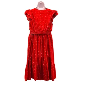 Old Navy Polka Dot Wrap Dress‎ Red Large thumbnail 2