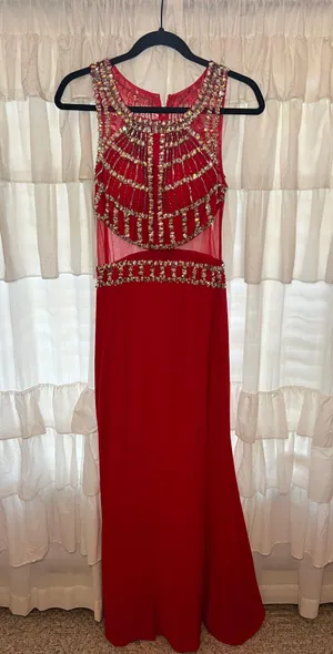 PromGirl Red A-lined dress thumbnail 1