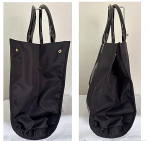 Tory Burch Ella Black Nylon Tote thumbnail 11