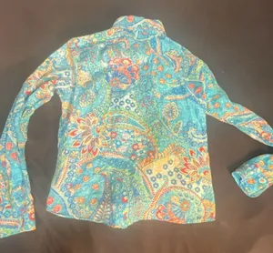 Lauren Ralph Lauren Paisley Print Button-Down Shirt thumbnail 9