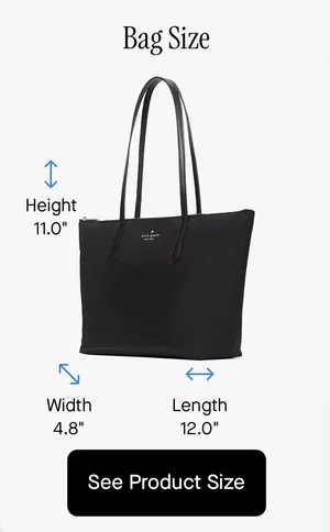 Kate Spade kitt ksnyl tote bag - gray thumbnail 7