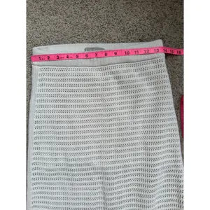Everlane The Crochet Knit Skirt In Cream White Medium Organic Cotton thumbnail 9