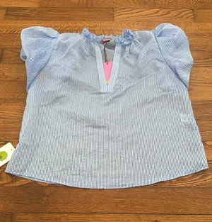 NWT THML Seersucker Blouse thumbnail 2