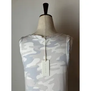 Z Supply Dress Women Medium Gray Camo Avery‎ Tank Mini NWT Athleisure Gorpcore thumbnail 13
