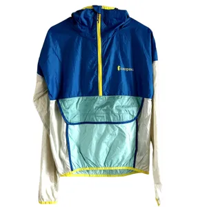 Cotopaxi Neon Teca Half Zip Windbreaker Colorblock Hooded Outdoor Hiking Blue XS thumbnail 2