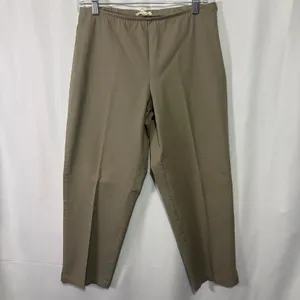 Eileen Fisher Womens Pants Organic Cotton Slim Straight Leg Ankle Med Minimalist thumbnail 2