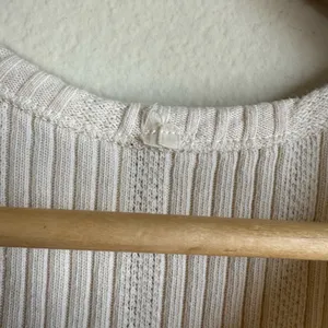 Anthropologie Cream Rib Knit High Neck Tank thumbnail 3
