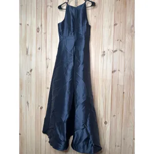NWOT Lulus Broadway Show Navy Blue High-Low Gown Red Carpet Prom Banquet Size M thumbnail 6