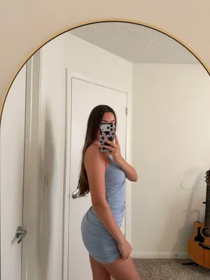 Lucy in the Sky Mini Dress Blue thumbnail 3