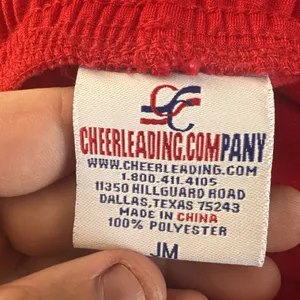 Cheerleading Liberty Red Warm Up Pants Junior Medium Athletic Sweatpants thumbnail 8
