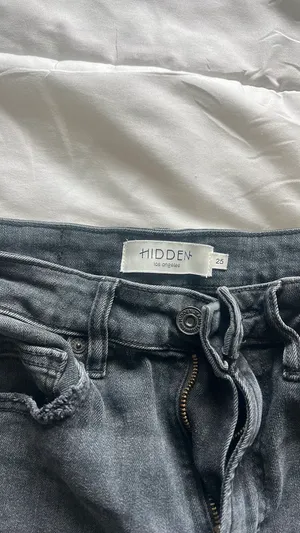 Hidden black wide leg jeans thumbnail 3