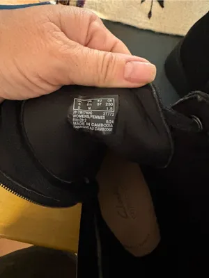 Clarks Black Lace-Up Women's Combat Boots thumbnail 9