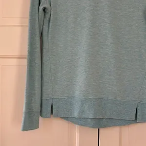 Peter Millar Women’s Lava Wash Hoodie Blue Spruce Space Dye Size XS Heather Hood thumbnail 6