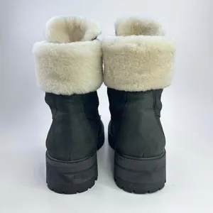 Timberland Courmayeur Valley Black Leather Lace Up Ankle Boots US 9 A1RPD Winter thumbnail 11