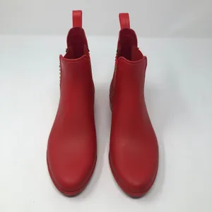 Jack Rogers Sallie Slip-On Red Rain Booties thumbnail 6