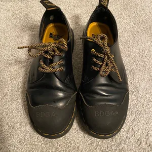 Dr Martens x Bodega 1461 Black Leather‎ Shoes Hidden In Plain Sight Womens 7 USL thumbnail 7