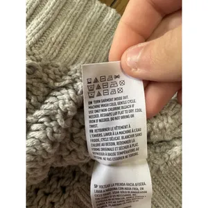 American Eagle Women Size Large Chunky Knit Sweater Preppy Ribbed Wool‎ Blend thumbnail 10