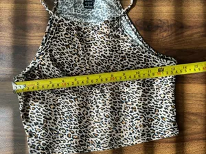 SheIn Cheetah Print Crop Top thumbnail 3