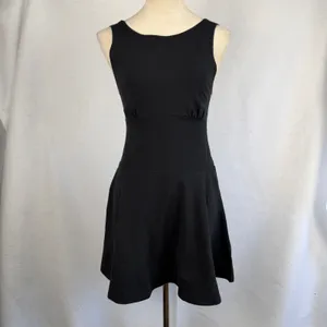 New Bundle‎ Aerie Low Back Mini Dress Small Light Blue Black Athletic Athleisure thumbnail 9