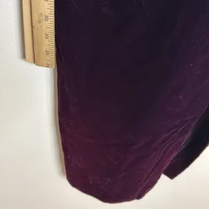 Vtg‎ Jessica McClintock ladies velvet purple dress beaded straps size 7/8 90s thumbnail 9