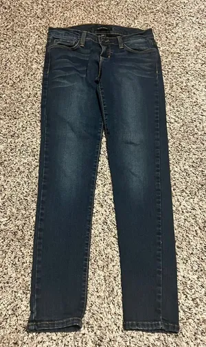 Flying Monkey Dark Wash Skinny Jeans Classic Denim‎ Pants Size 25 thumbnail 1