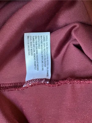 Wild Fable Burgundy Velvet Strapless Maxi Dress Slit XXS thumbnail 8