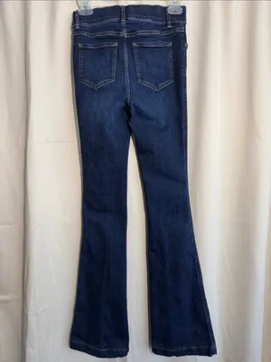 SPANX Bootcut Flare Jeans Medium Wash XS‎ thumbnail 3