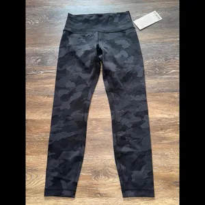 Lululemon Wunder Train High Rise 25” Heritage Camo Black Size 8 NWT thumbnail 2