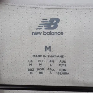 New Balance Womens Athletics Tee WT41253 Light Grey Mesh Training Shirt Size M thumbnail 3