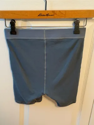 Skims Cotton Rib Boxer Shorts in Kyanite thumbnail 3
