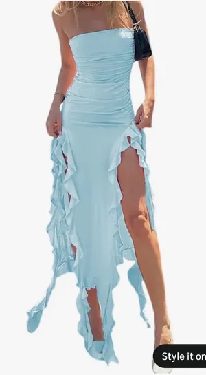 Amazon Strapless Dress thumbnail 1