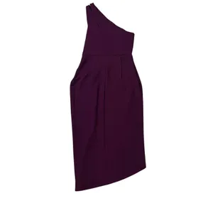 Lulus So Flirty Burgundy One Shoulder Cutout Asymmetrical Dress Size Small NWT thumbnail 5