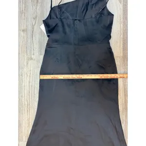 Birdy Grey Jennifer Matte Satin Black Dress, Bridesmaid, Formal, Evening, XL NWT thumbnail 8