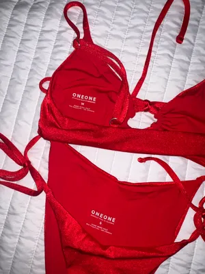 ONEONE red bikini thumbnail 3