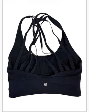Lululemon Free to be Moved Strappy Racerback Sports Bra S 4 Black thumbnail 3