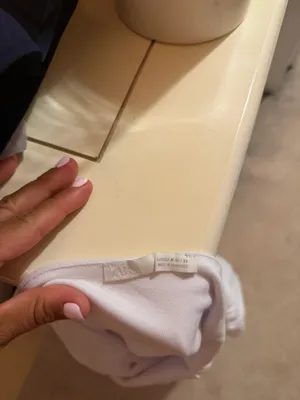 Zara white halter neck dress thumbnail 4