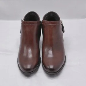 Naturalizer Womens Ankle Boots Size 7.5 Brown Comfort Western Booties Cowgirl thumbnail 4