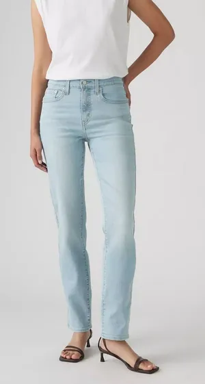 Levi's 724 HIGH RISE STRAIGHT WOMEN'S‎ JEANS indigo light thumbnail 1