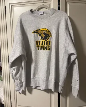 UW Oshkosh Champion Crewneck Sweatshirt thumbnail 1