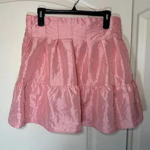 NEW Topshop Taffeta Lantern Mini Skirt Light Pink Size:‎ 8 thumbnail 3