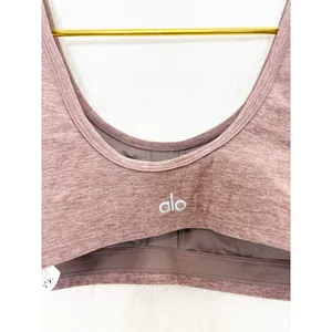 Alo Alosoft Center Stage Bra Size Medium Maeve Pink Sportsbra Workout thumbnail 11